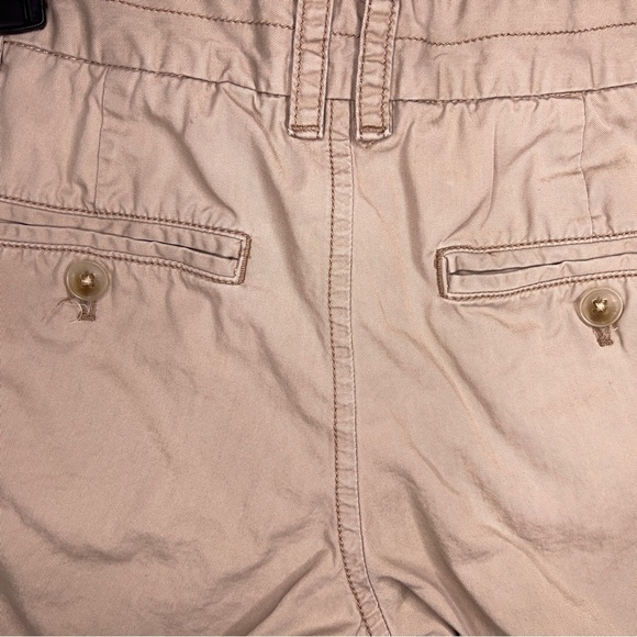 SIZE 0 ANN TAYLOR LOFT KHAKI CASUAL SHORTS NEUTRAL BEIGE COTTON - Picture 4 of 6